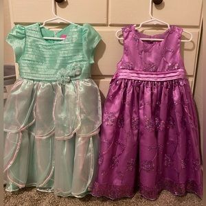 (2) Disney Princess Dresses Size 5